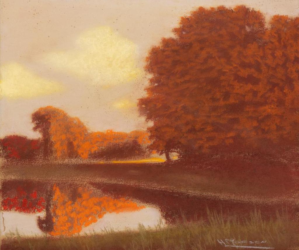 Halfred A. Tygesen (1890-1951) - Untitled - Lake and Trees