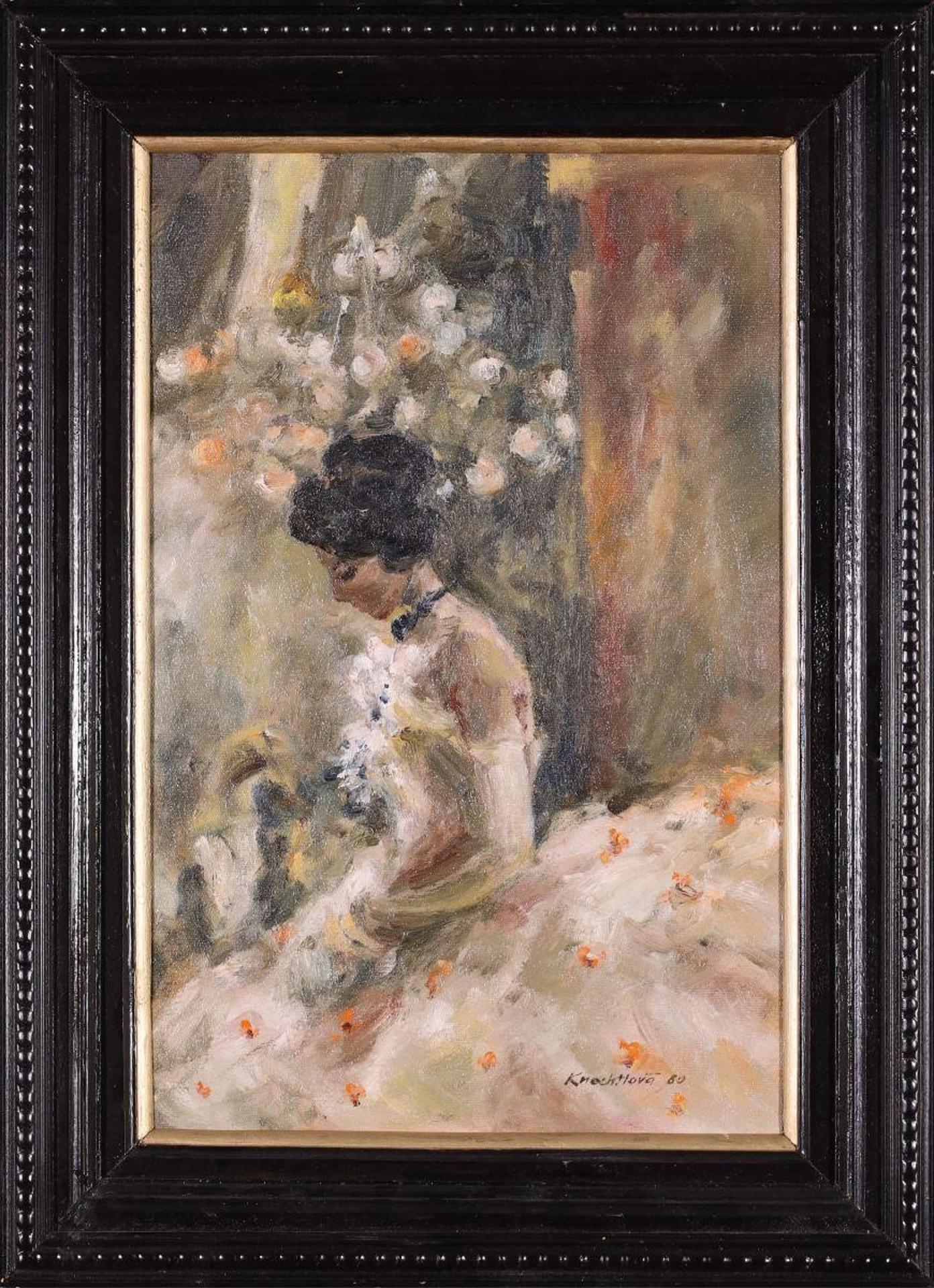 Bibiana Knechtlova (1946) - Untitled, Dancer in White; 1980