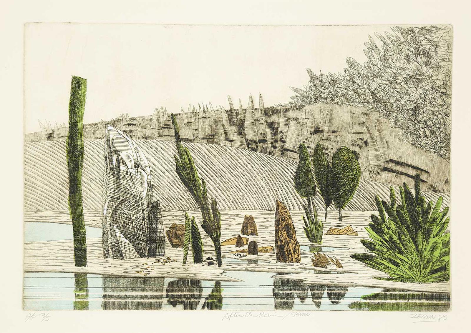 Gerald Zeldin (1943-2010) - After the Rain/Seven #AP3/5