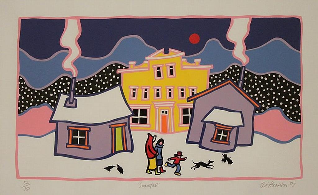 Ted Harrison (1926-2015) - colour silkscreen