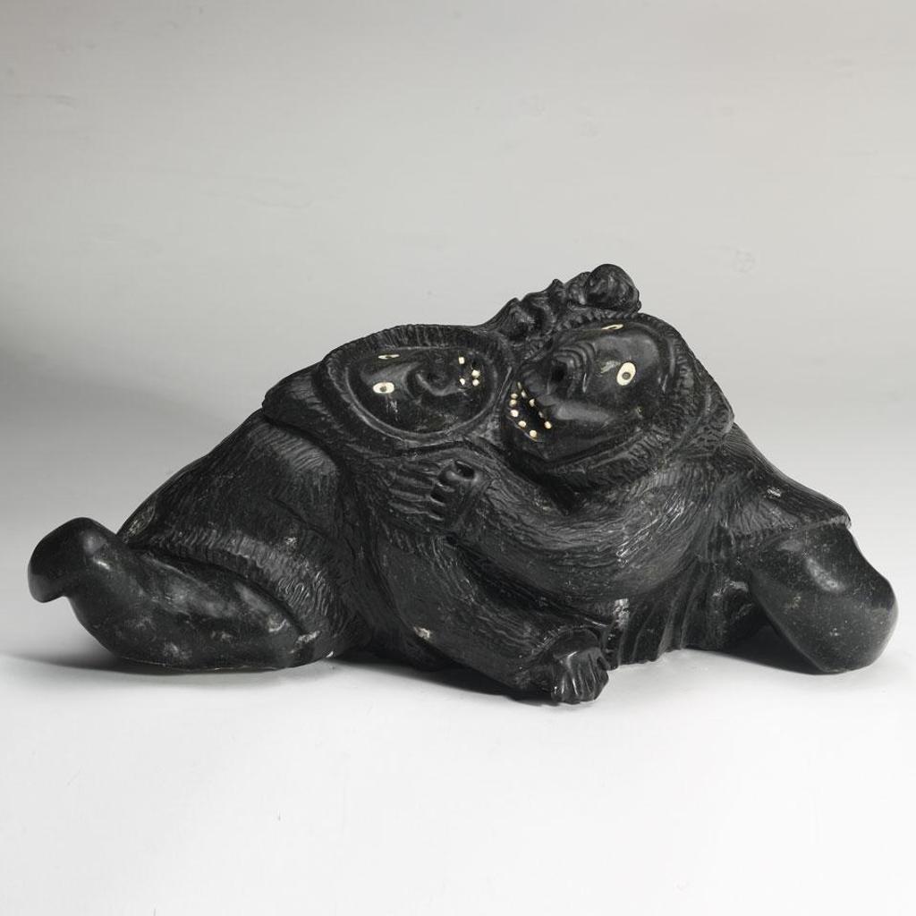 Uriash Puqiqnak (1946) - Two Figures Wrestling