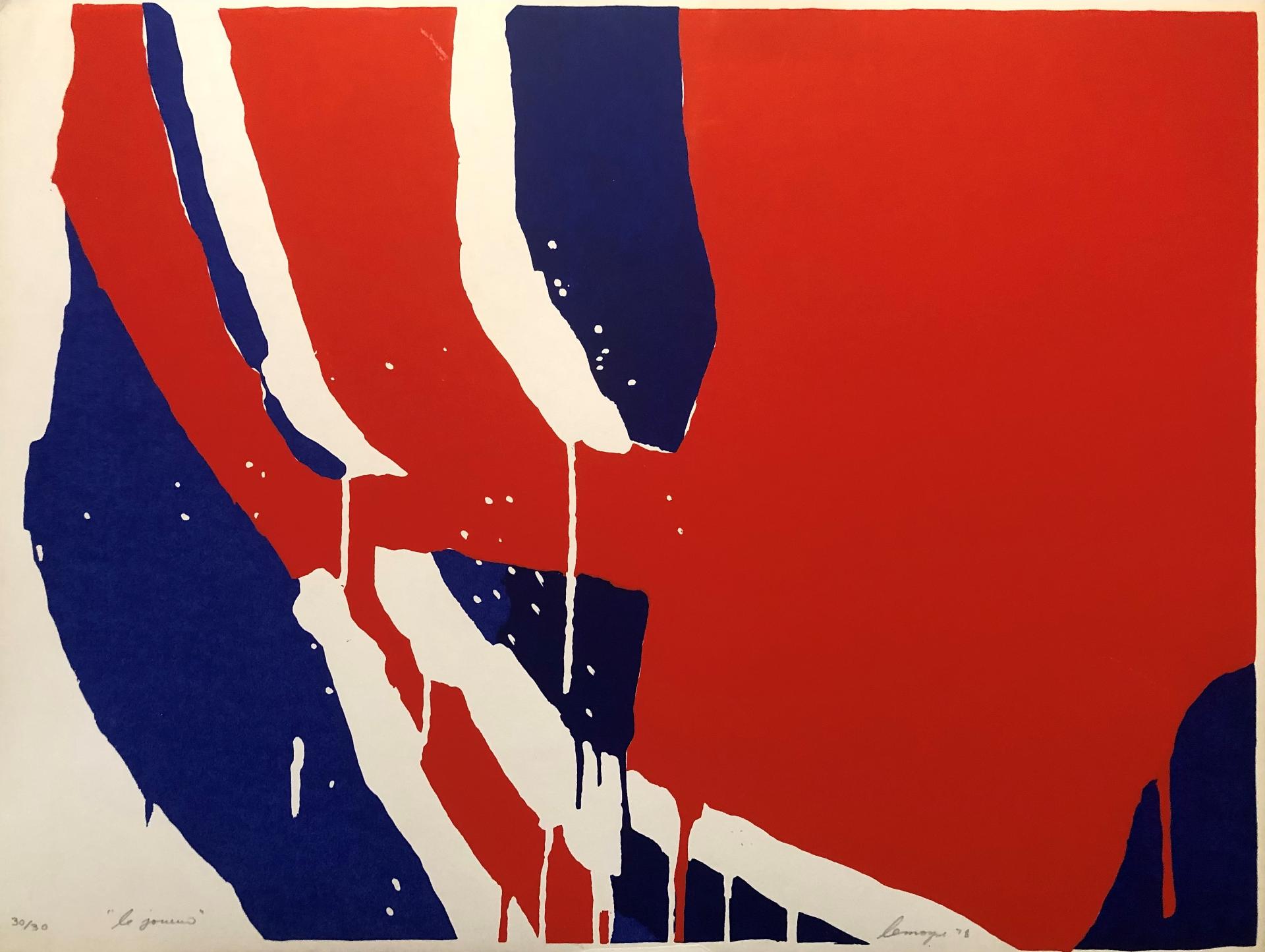 Serge Lemoyne (1941-1998) - Le joueur, 1978