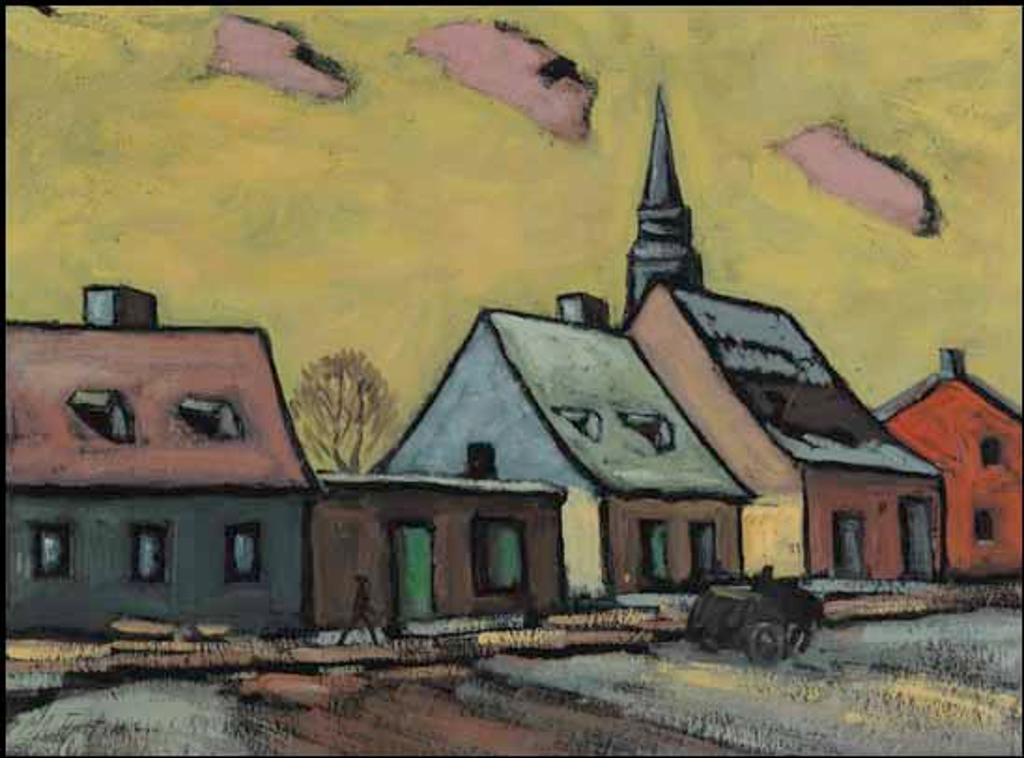 Marc-Aurèle Fortin (1888-1970) - Scène de rue