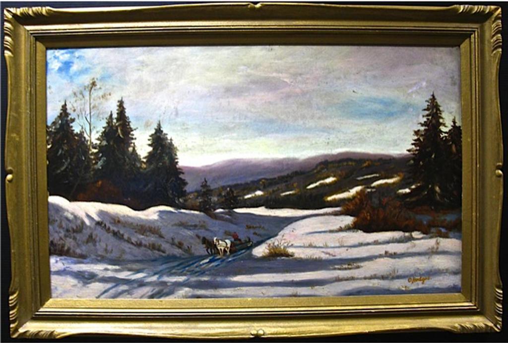 O. Hodges - Hauling Logs - Winter