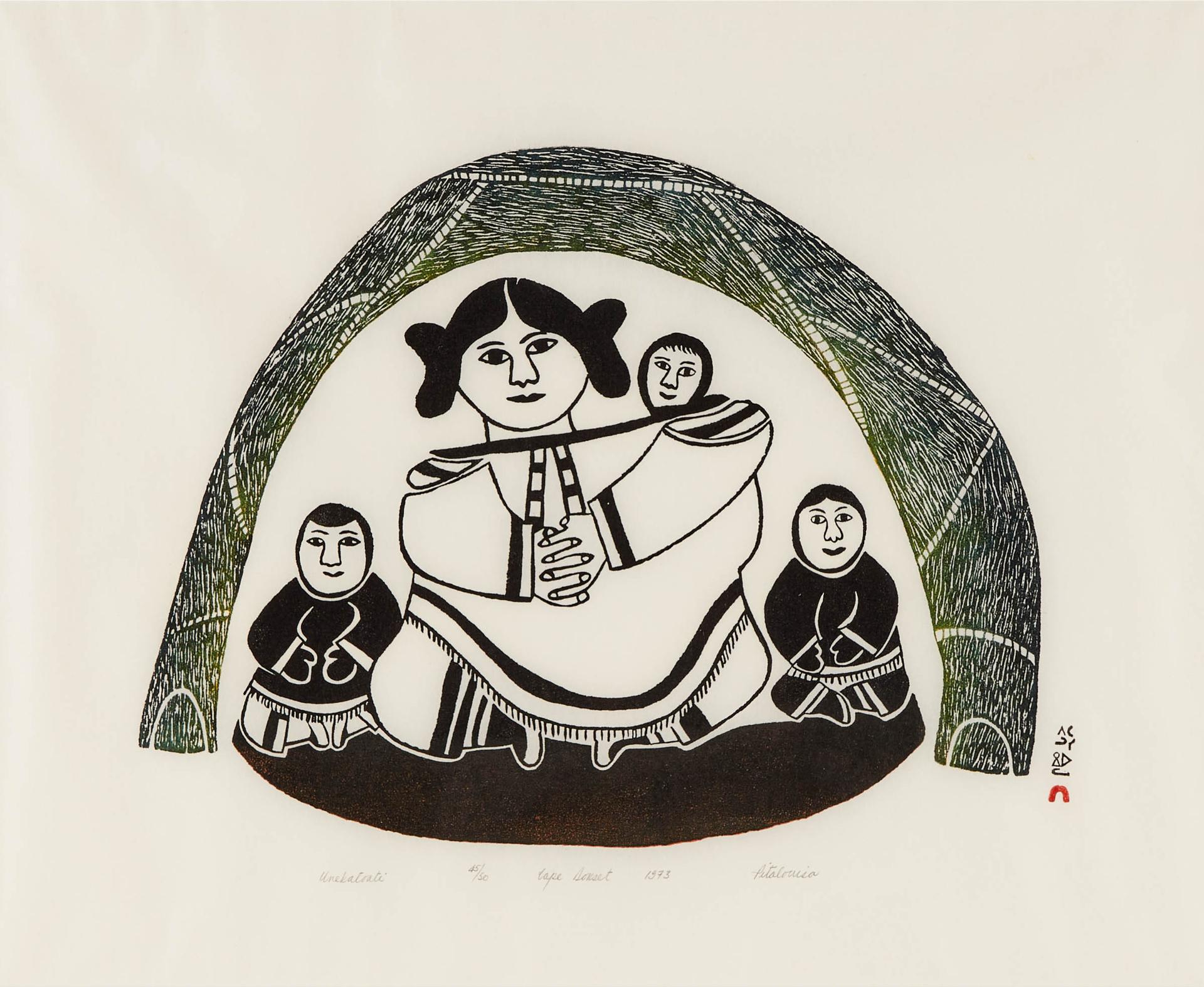 Pitaloosie Saila (1942-2021) - Unekatoati, 1973