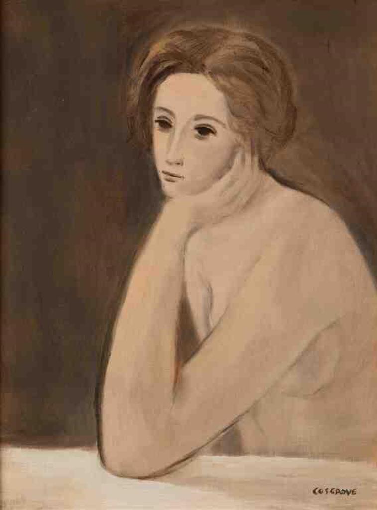 Stanley Morel Cosgrove (1911-2002) - Buste de jeune femme