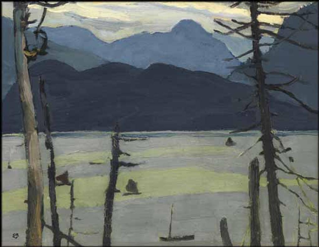 Edwin Headley Holgate (1892-1977) - On the Skeena River Opposite Port Essington