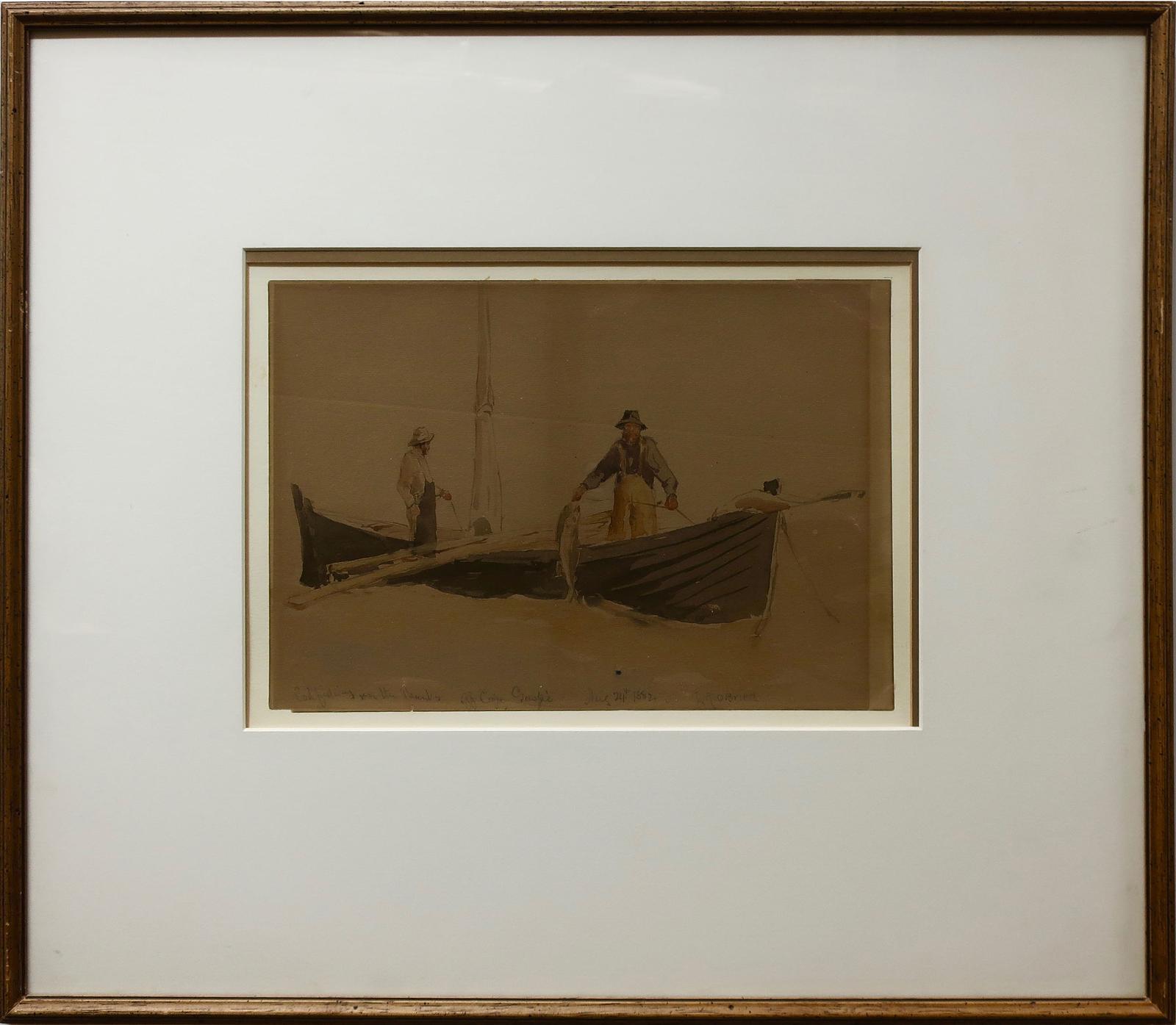 Lucius Richard O'Brien (1832-1899) - Cod Fishing On The Banks Off Cape Gaspè