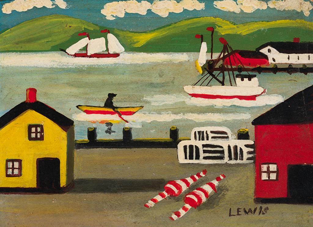 Maud Kathleen Lewis (1903-1970) - Harbour Scene