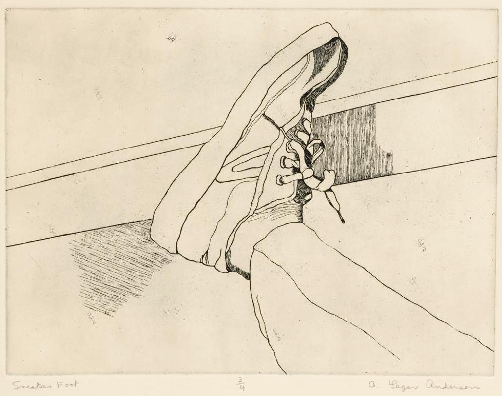 Ann Leger Anderson (1936-2006) - Sneaker Foot
