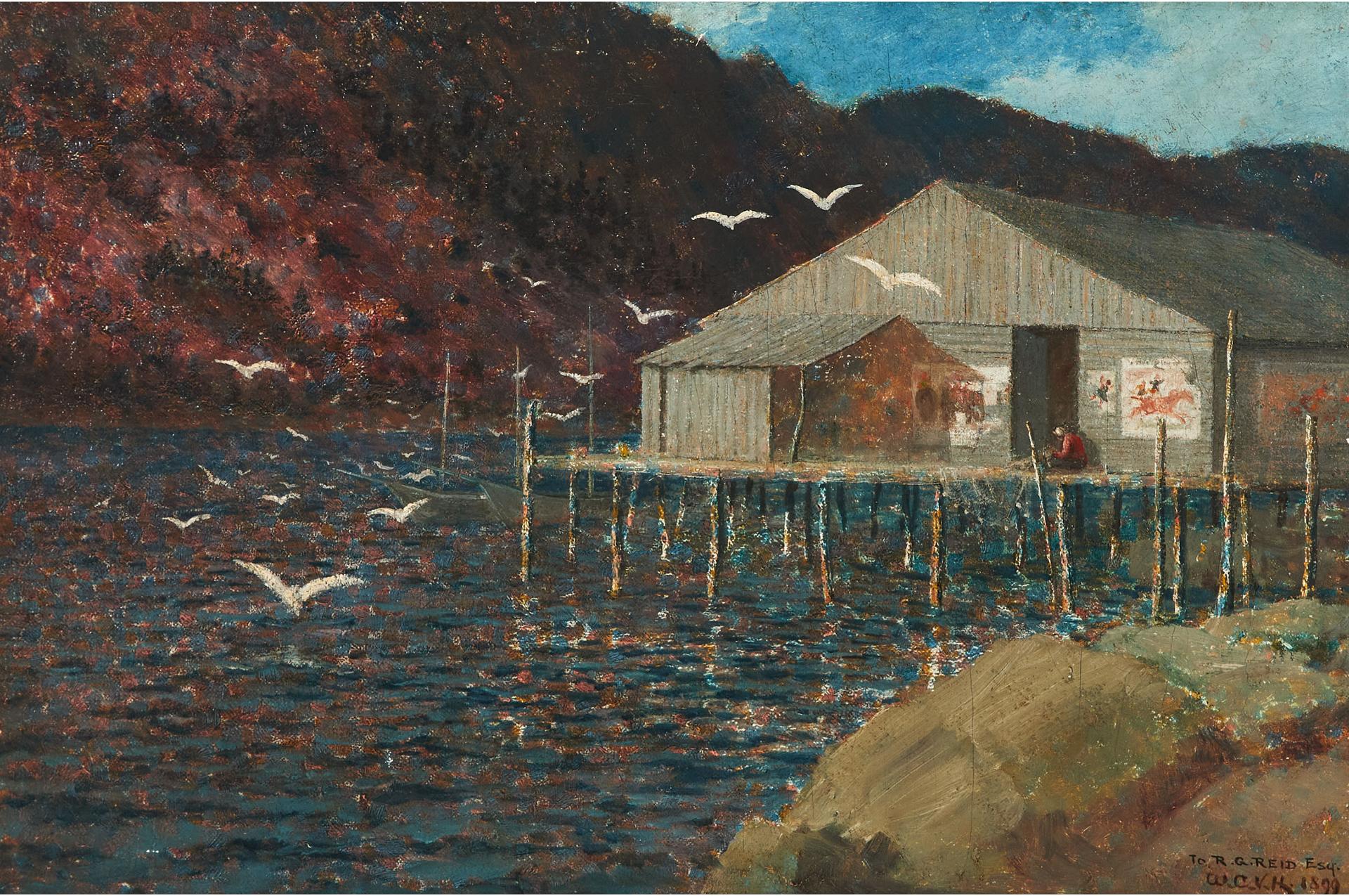 Sir William Cornelius Van Horne (1843-1915) - Fishing Camp, 1899