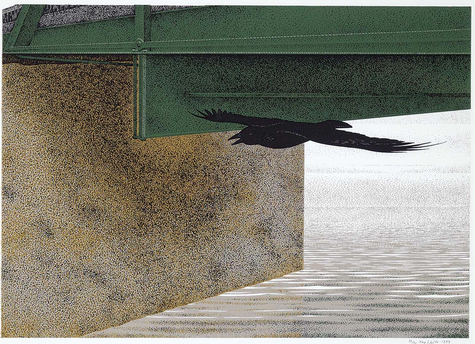 Alexander (Alex) Colville (1920-2013) - Bridge and Raven #56/70