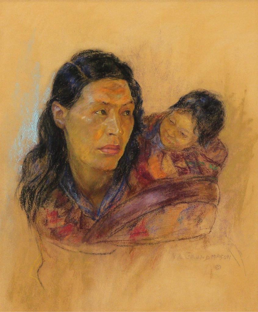 Nicholas (Nickola) de Grandmaison (1892-1978) - Mother And Child