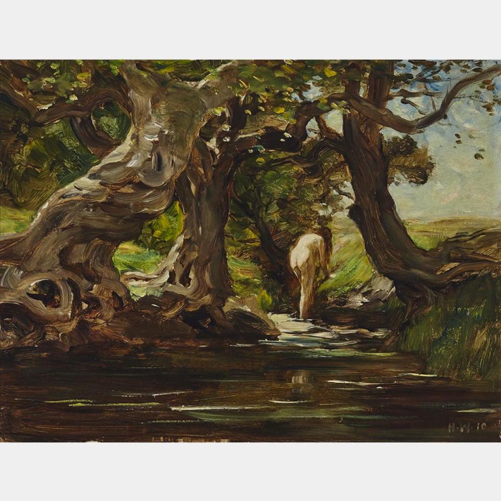 Horatio Walker (1858-1938) - Woman Bathing