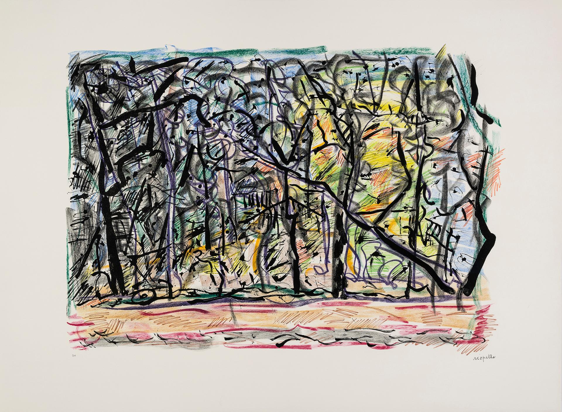Jean-Paul Riopelle (1923-2002) - Méditerranée (1988.01EST.LI), 1988