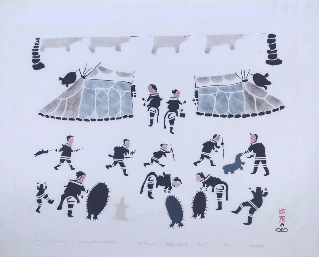 Kiakshuk (1886-1966) - Lukta Qiatsuk , CAPE DORSET, 1928-2004 m
