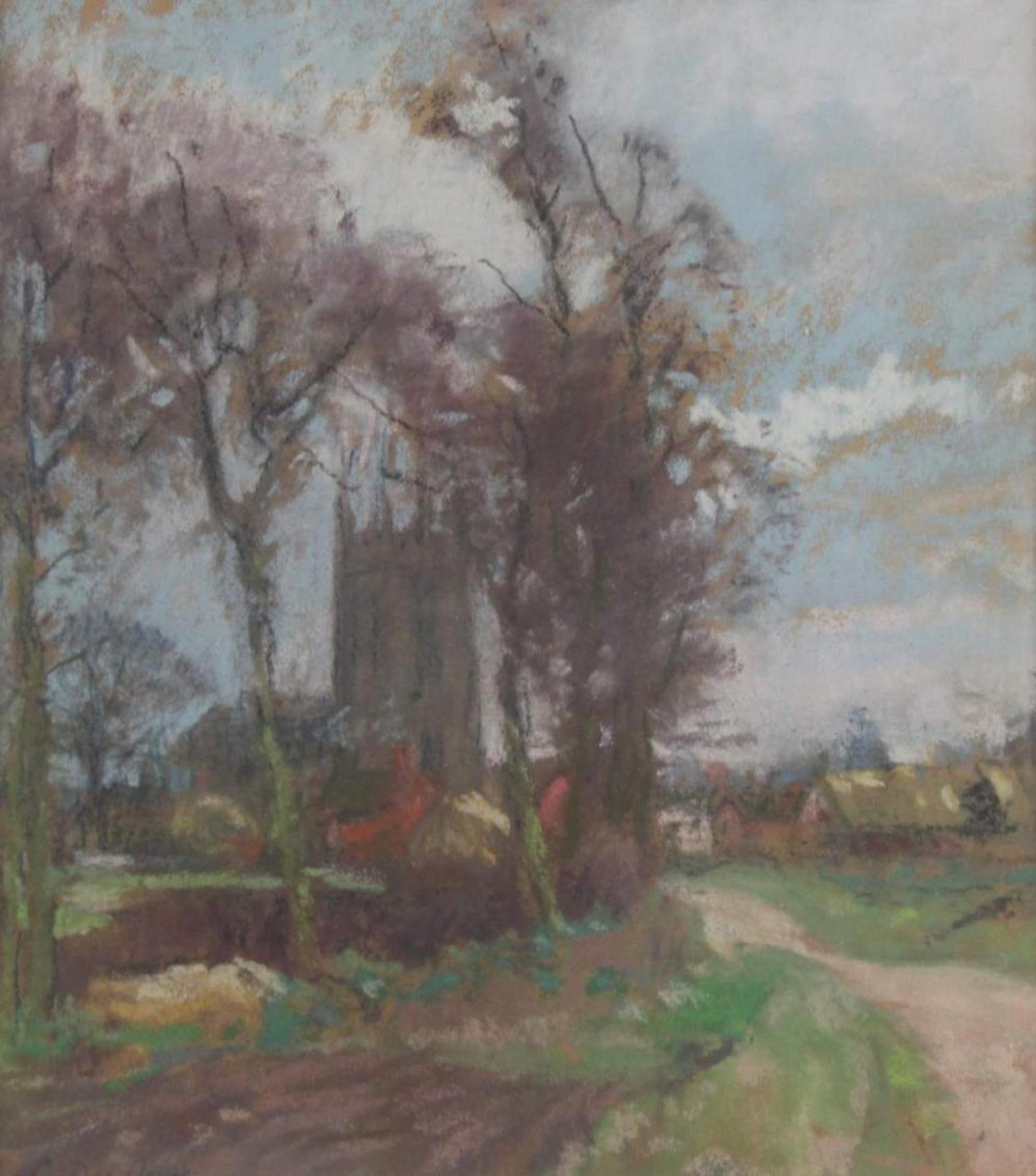 Gertrude Des Clayes (1879-1949) - Village of Hampton Lucy