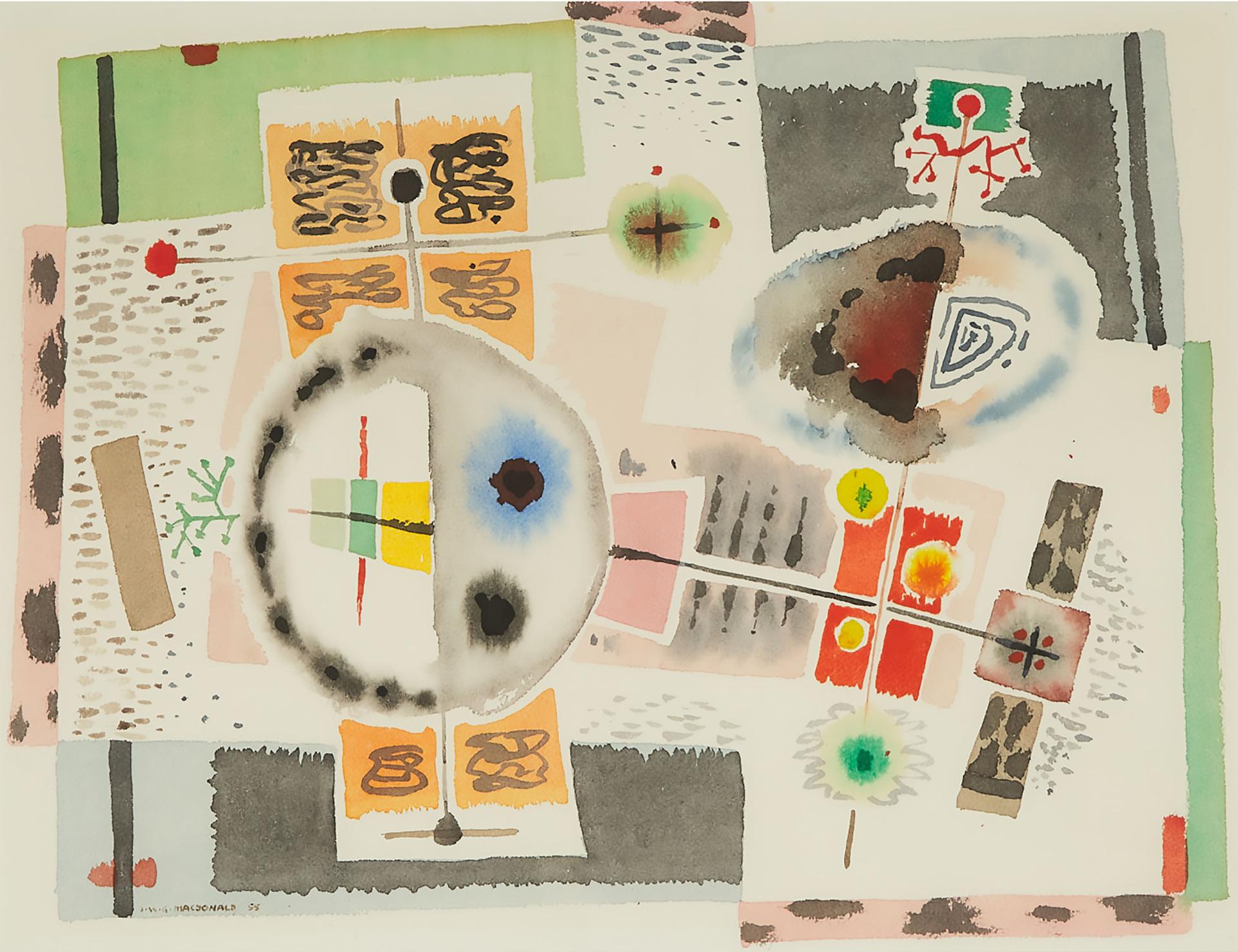 James (Jock) Williamson Galloway MacDonald (1897-1960) - Ancient Plans Prevail, 1955