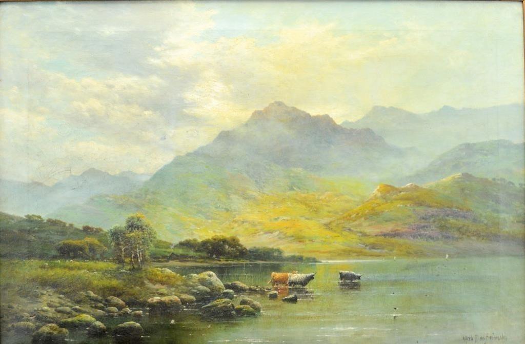 Alfred Fontville de Breanski Jr (1877-1957) - Highland Stream