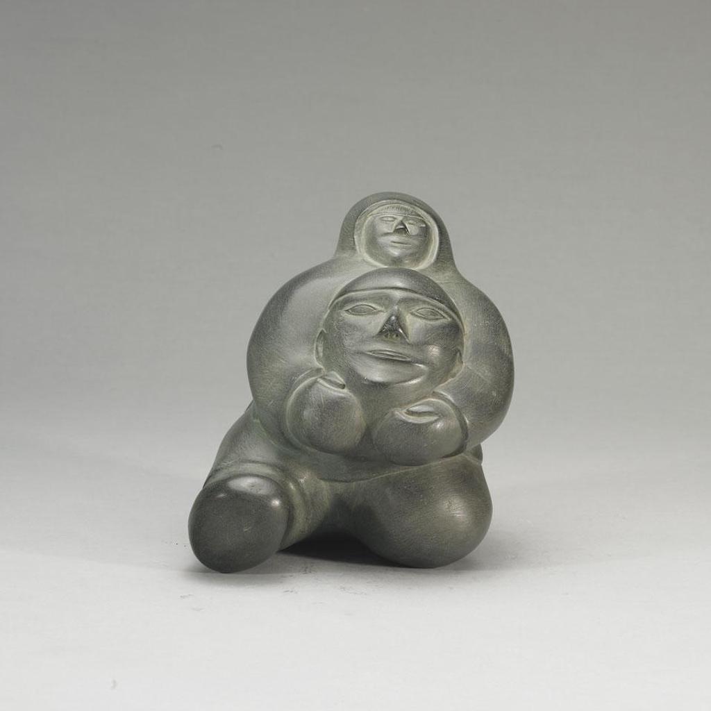 Mathew Aqigaaq (1940-2010) - Man Holding A Head