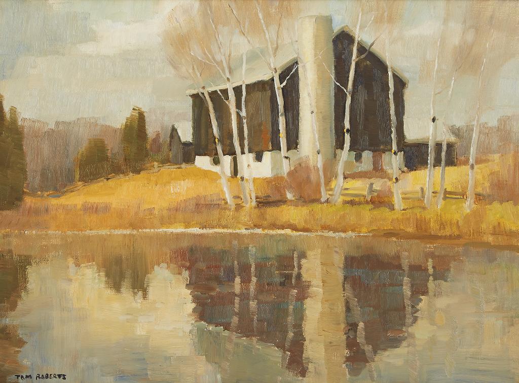 Thomas Keith (Tom) Roberts (1909-1998) - Barn Near the Pond