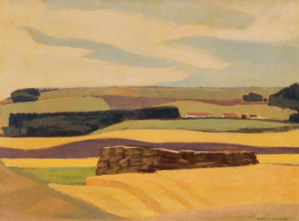 Alan Caswell Collier (1911-1990) - Alberta August (Just West Of Joffre, Alta)