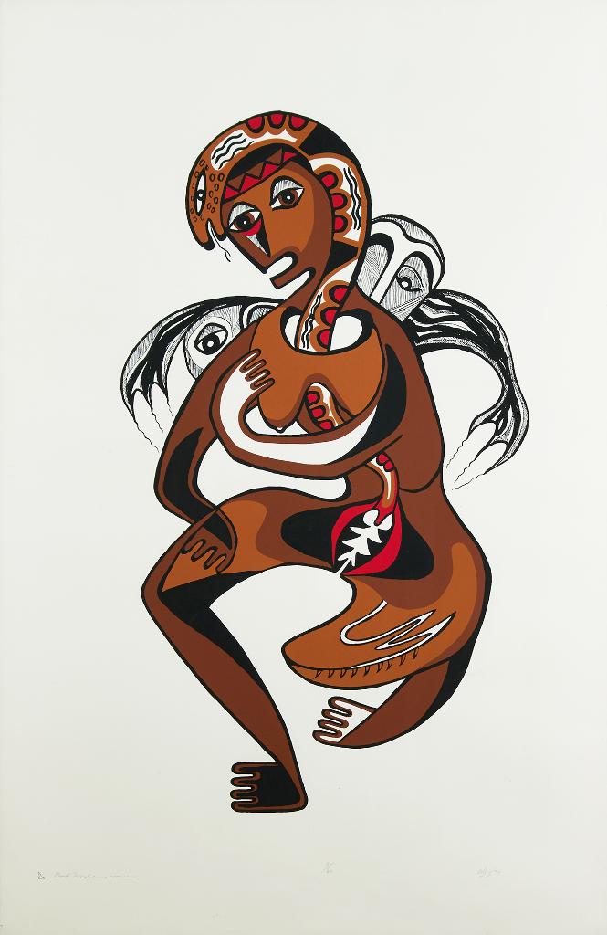 Daphne Odjig (1919-2016) - Big One and the Bad Medicine Woman