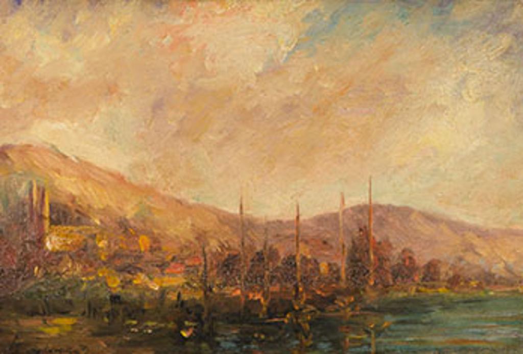 Albert Charles Lebourg (1849-1928) - Bord de Seine à Rouen