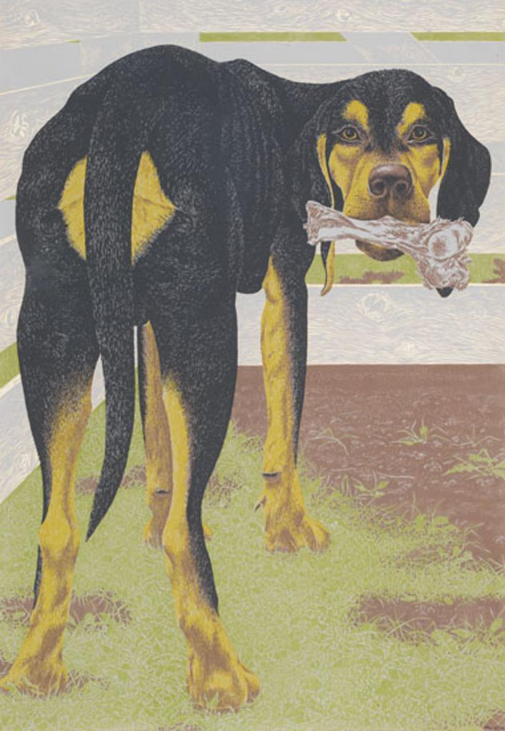Alexander (Alex) Colville (1920-2013) - Dog with Bone