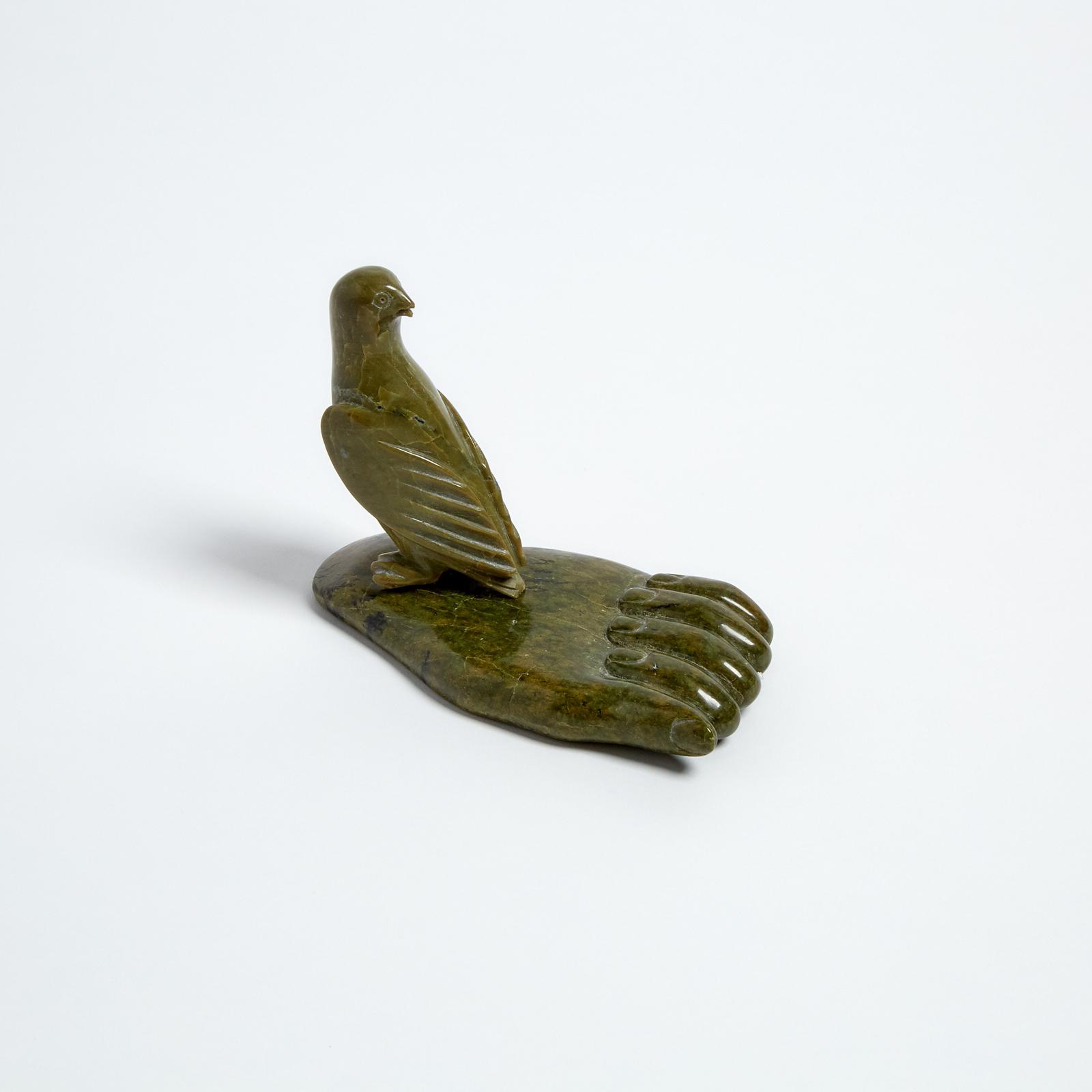 Sheokjuk Oqutaq (1920-1982) - Bird On Hand