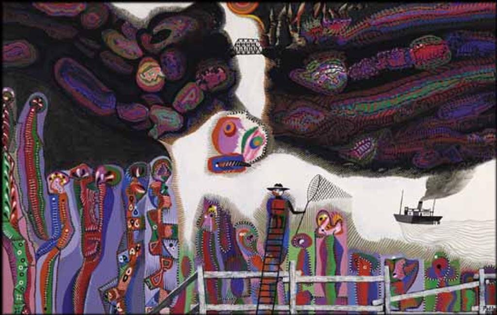 Alfred Pellan (1906-1988) - Chasse aux papillons