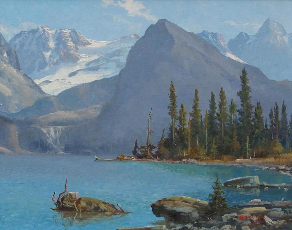 Duncan Mackinnon Crockford (1922-1991) - Lake Ohara And Mount Yukness