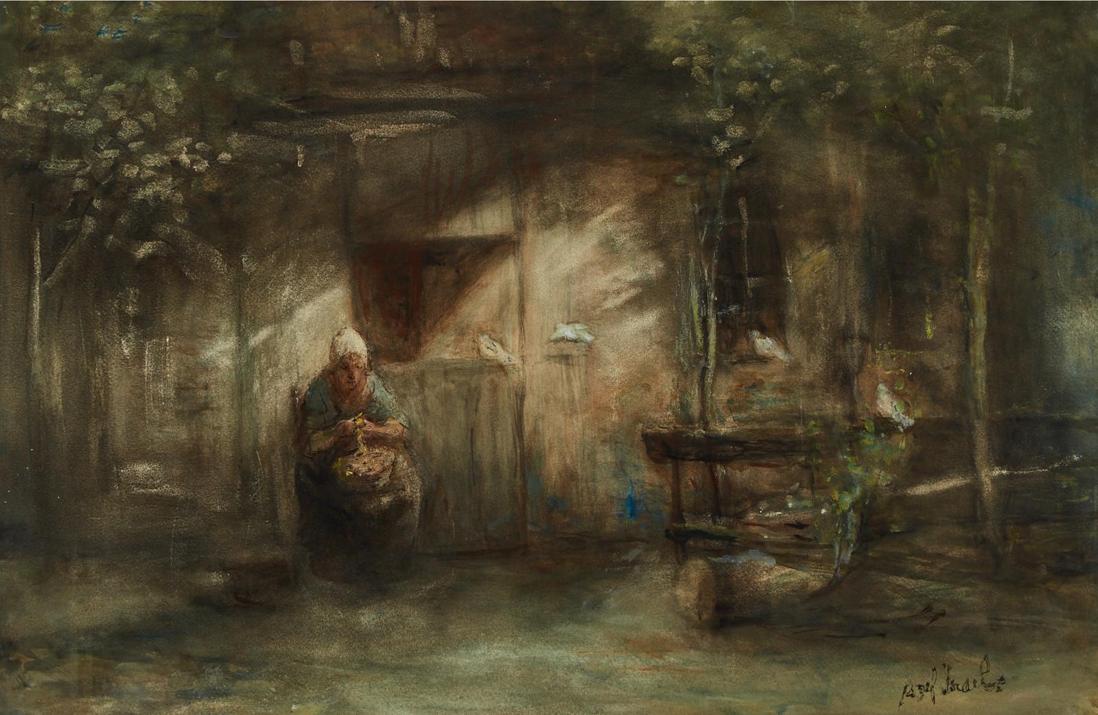 Jozef Israels (1824-1911) - The House Of The Doves