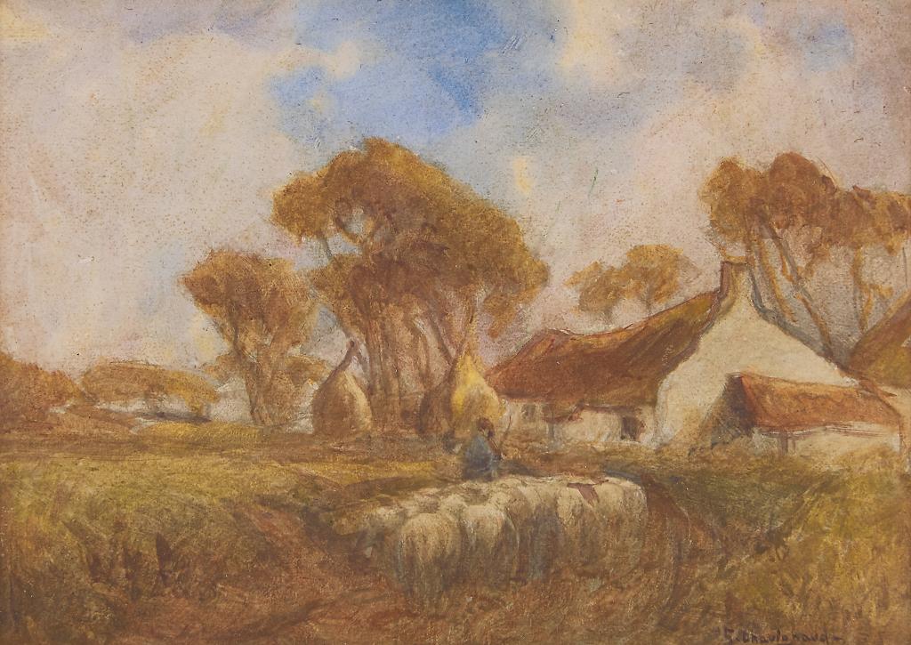 Georges Chavignaud (1865-1944) - Normandy Cottage