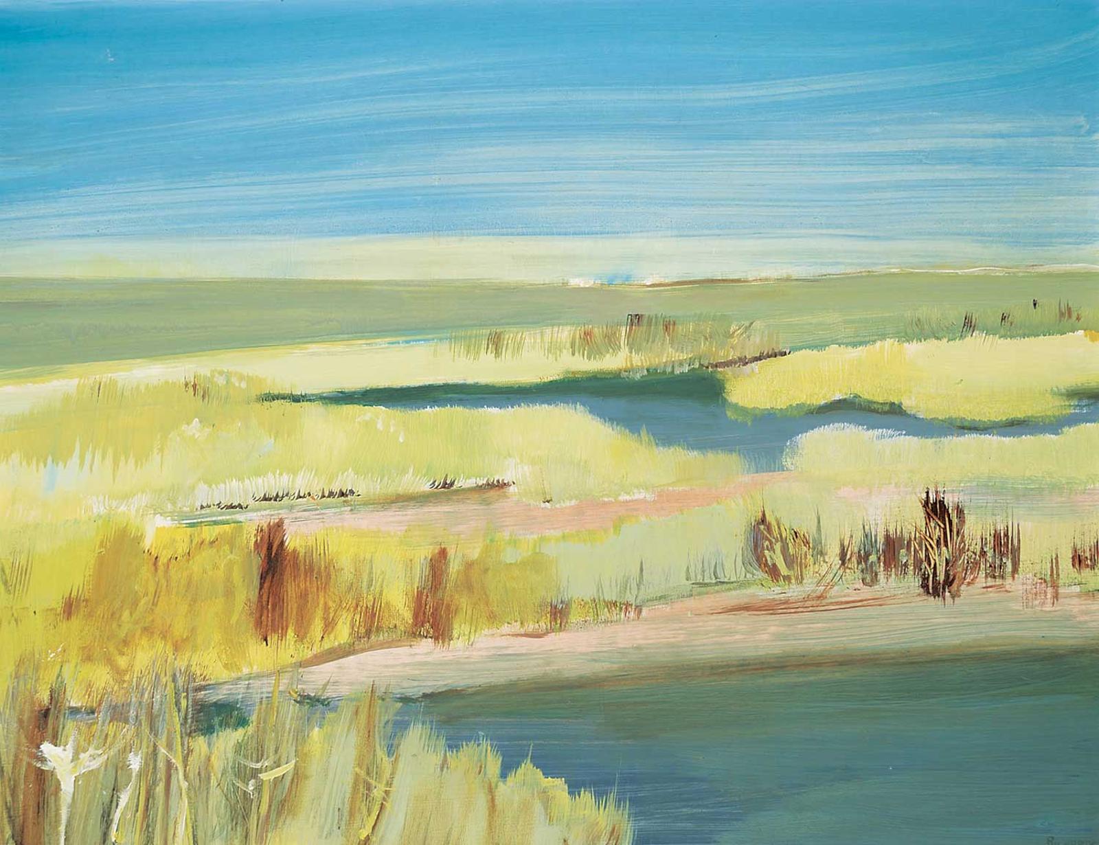Edith Jean Richards (1924-2015) - Untitled - Spring Comes to the Wetlands