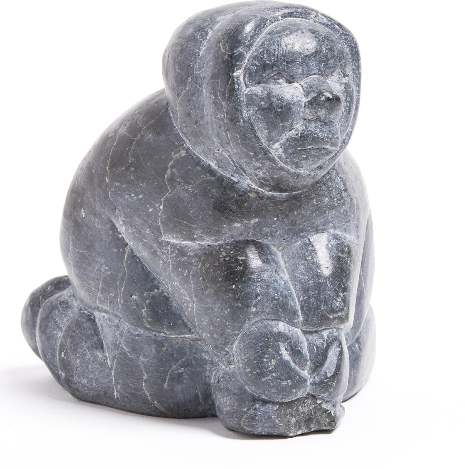 Charlie Inukpuk (1941) - Crouching Hunter
