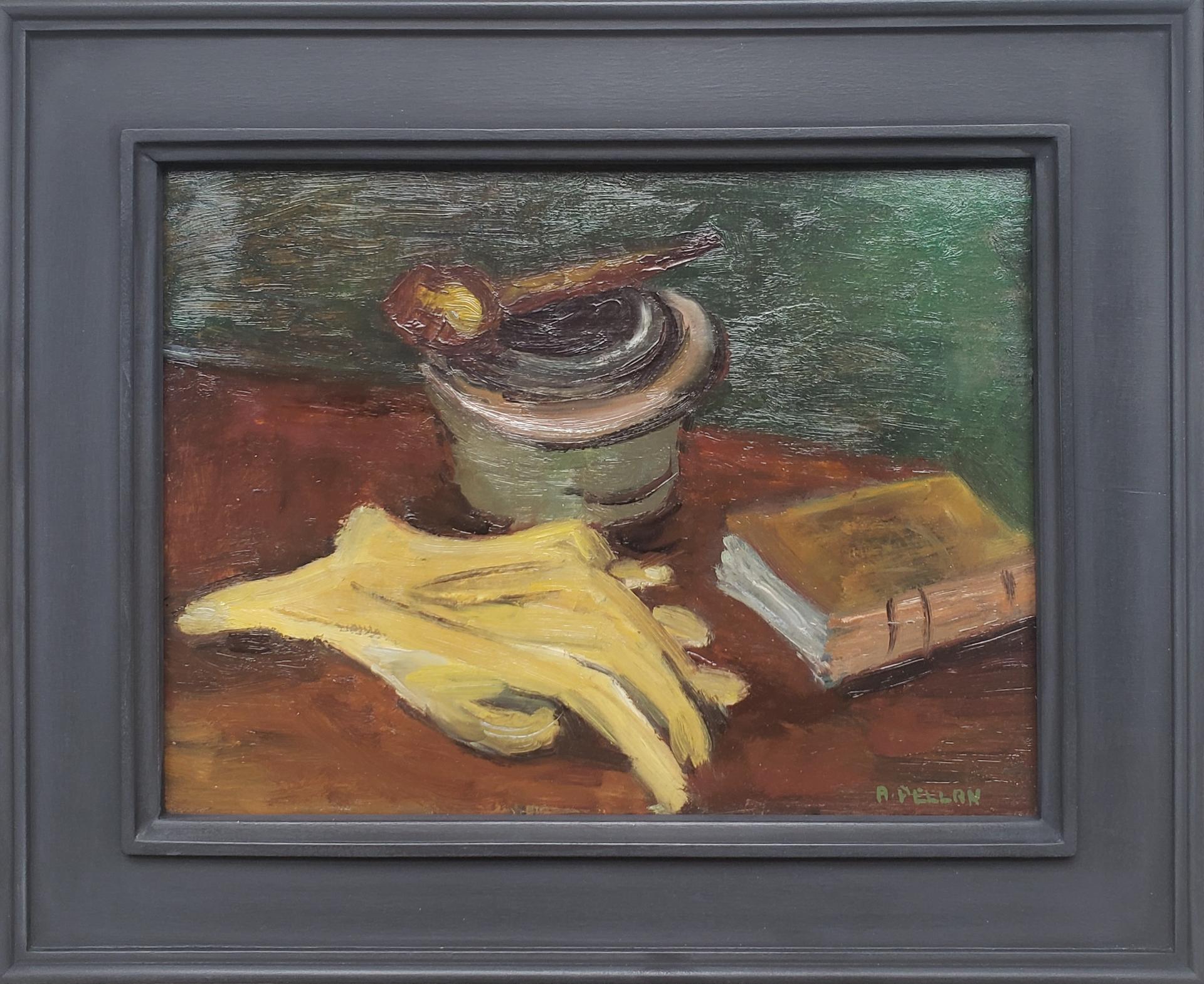 Alfred Pellan (1906-1988) - Nature morte aux gants, pipe et livre, 1931