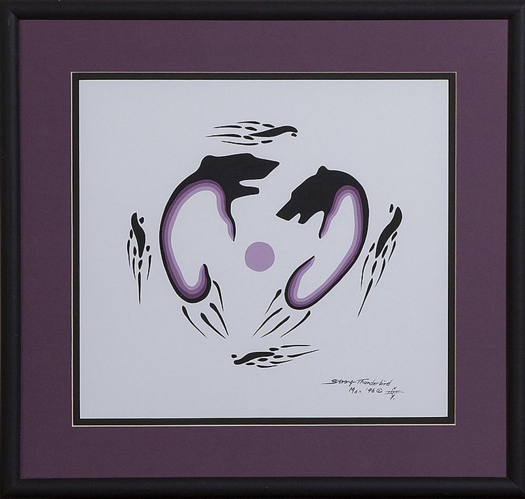 Lloyd Dubois [strong Thunderbird Man] (1964) - Untitled - Two Bears