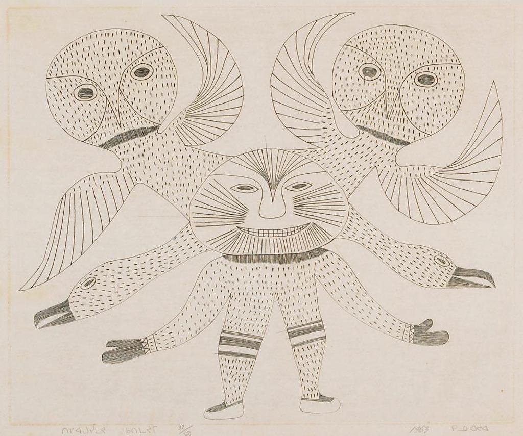 Kenojuak Ashevak (1927-2013) - Bird People