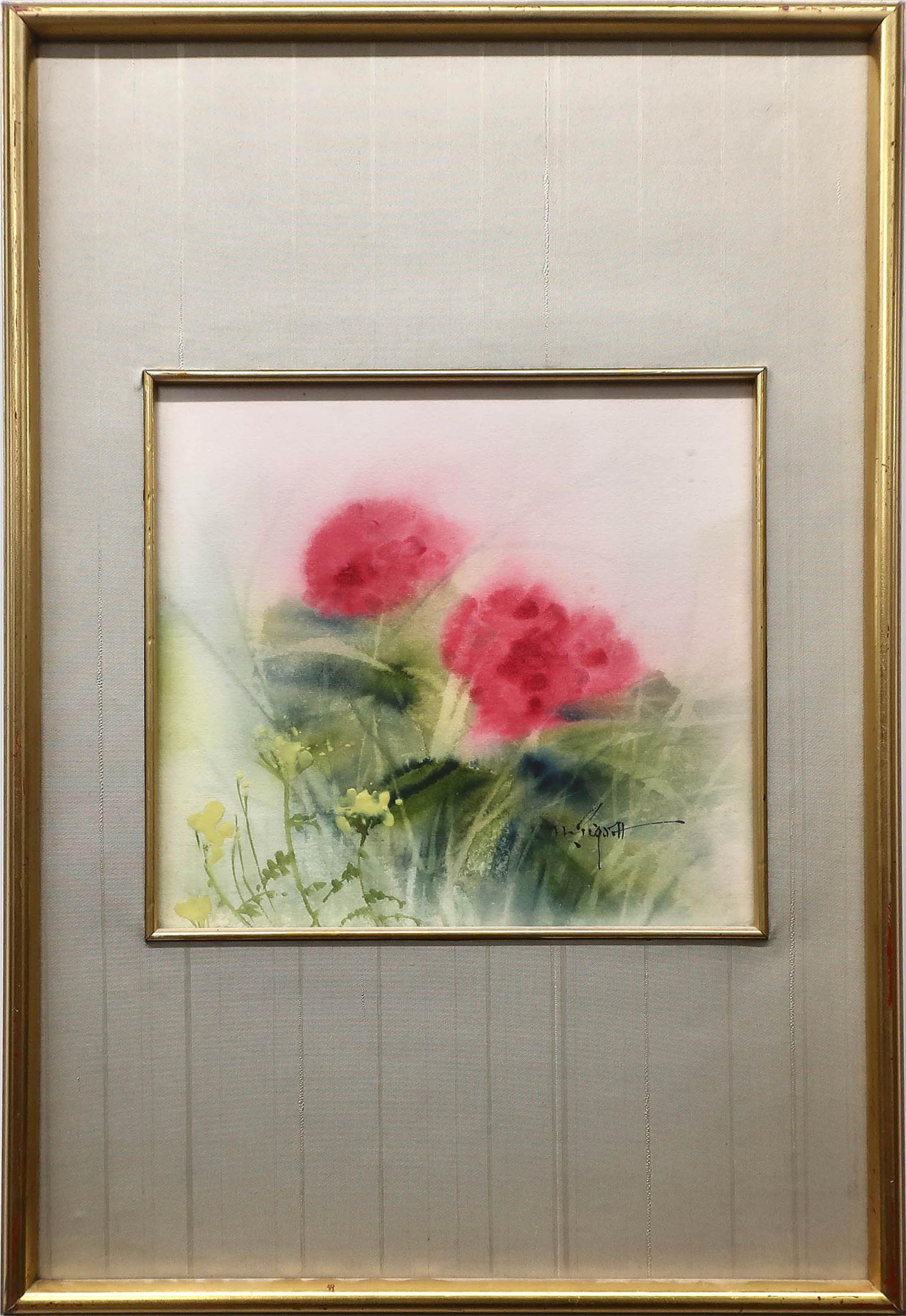 Marjorie Pigott (1904-1990) - Untitled (Pink Flowers)