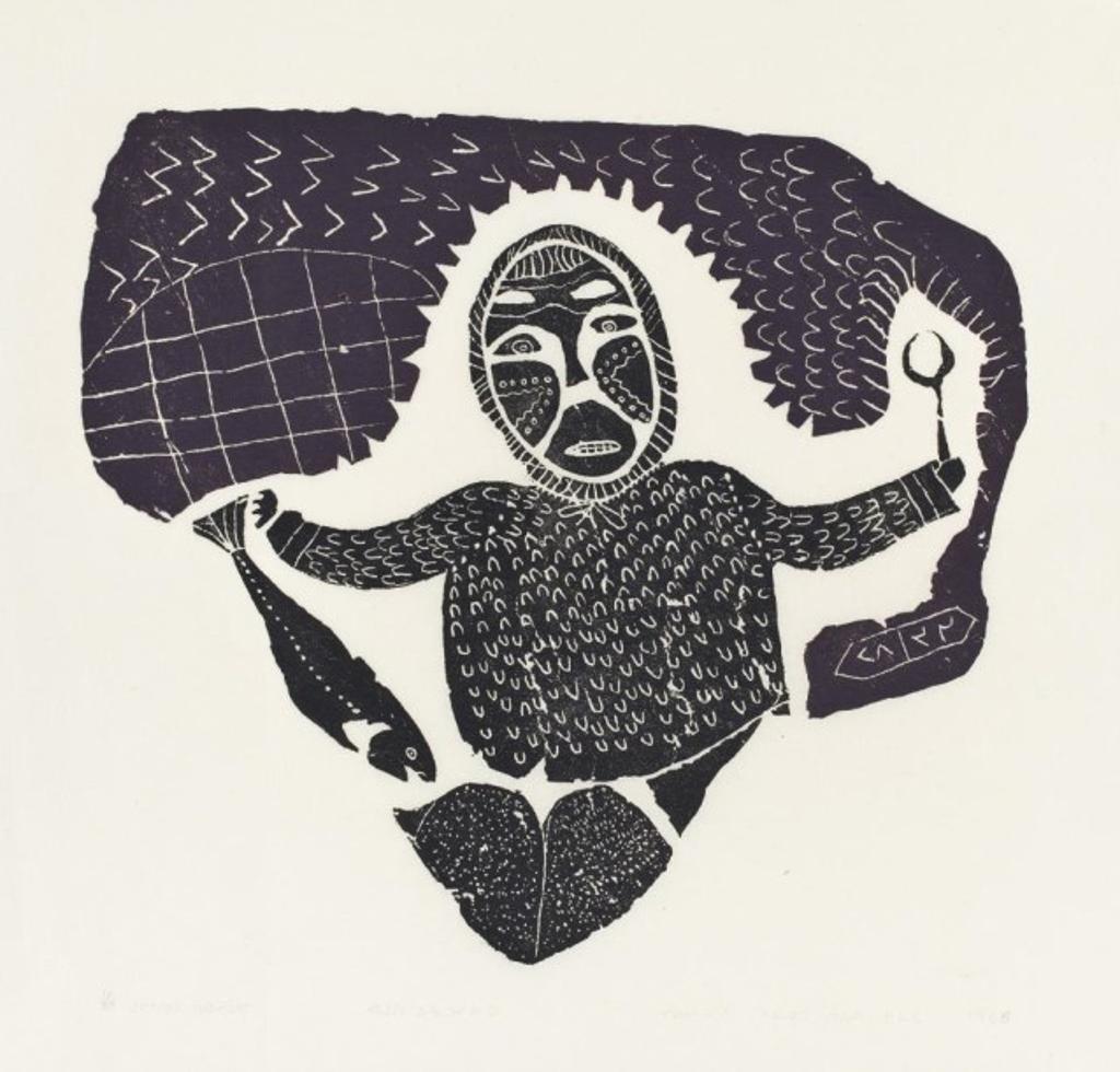 Josie Pamiutu Papialuk (1918-1996) - Fishing Woman
