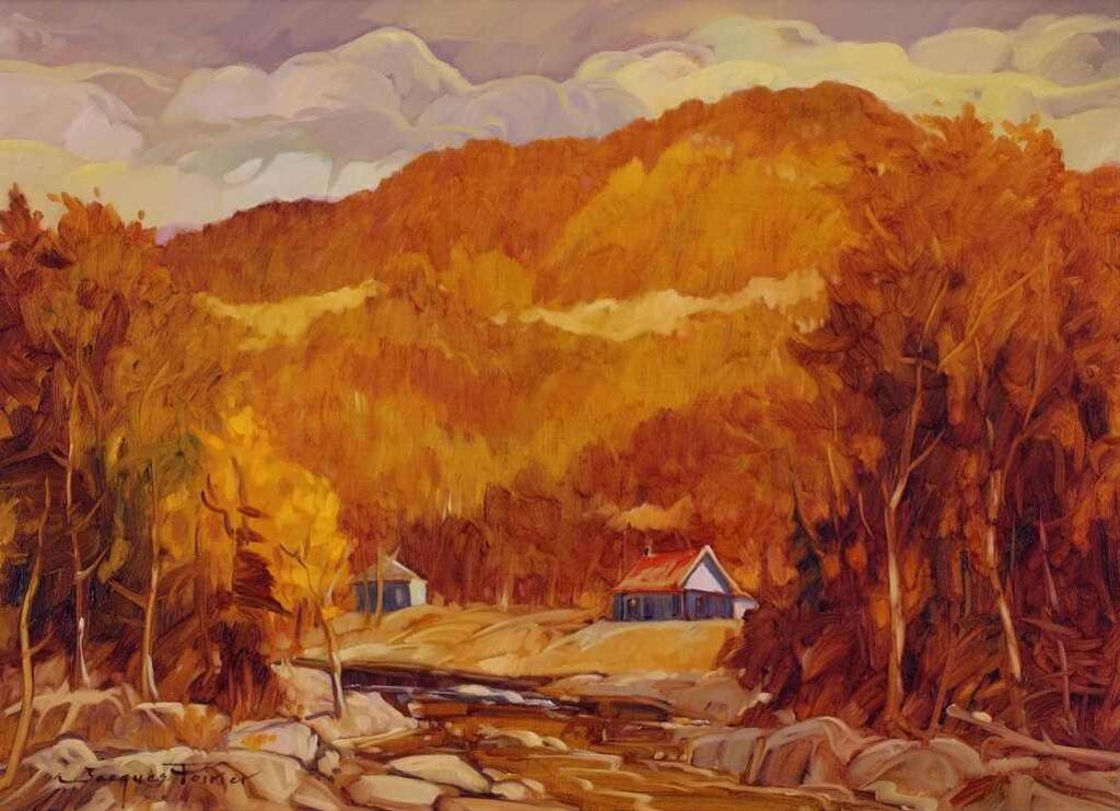 Jacques Poirier (1942-2002) - En Automne, Riviere Eternite