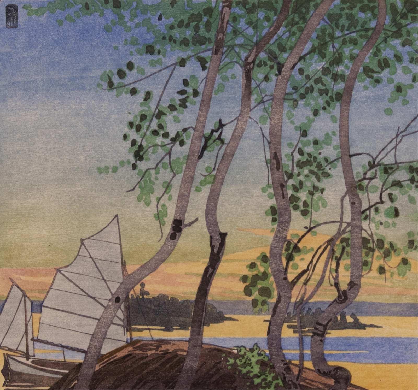 Walter Joseph (W.J.) Phillips (1884-1963) - The Batwing Sail; 1925