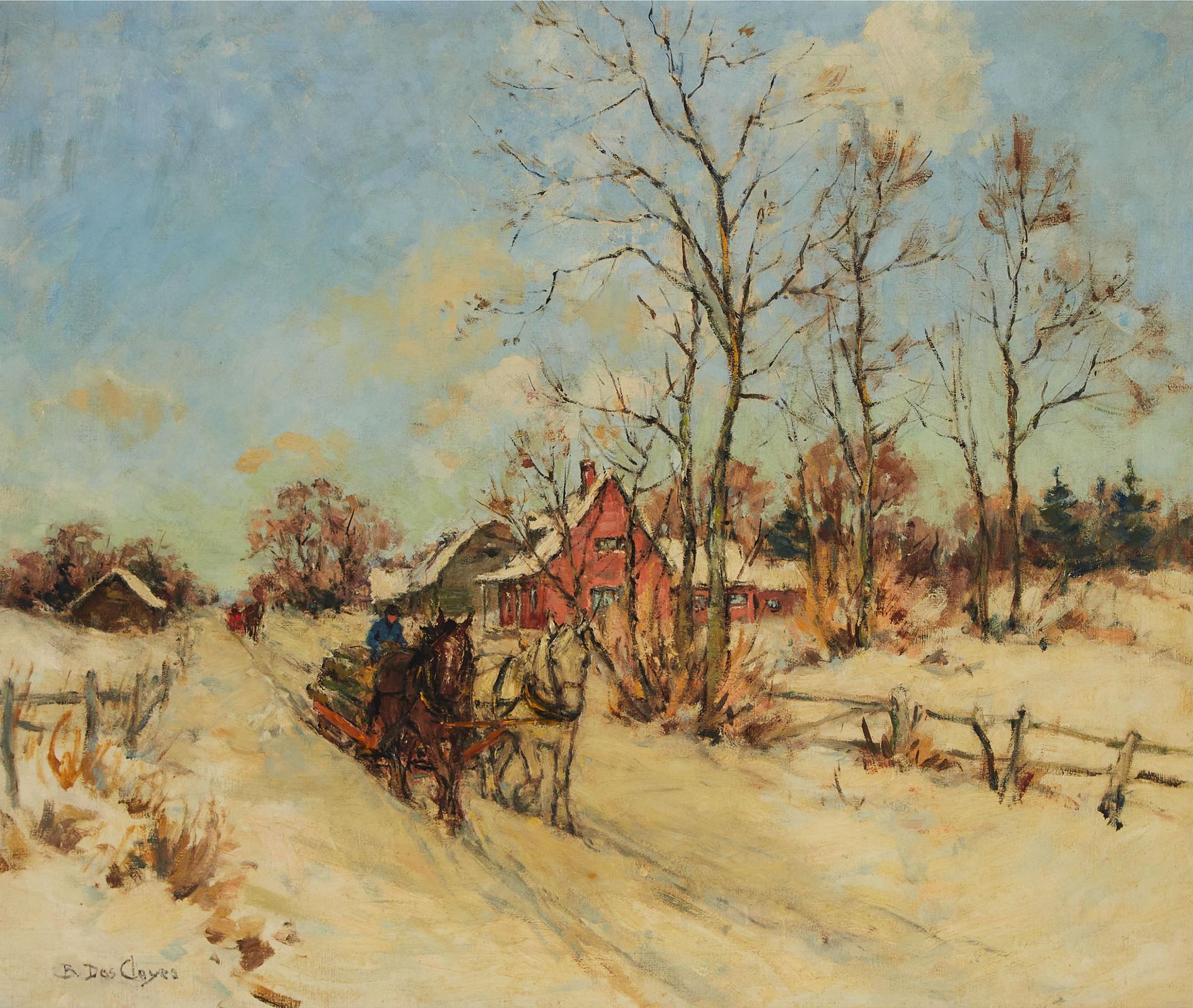 Berthe Des Clayes (1877-1968) - The River Road, Melbourne