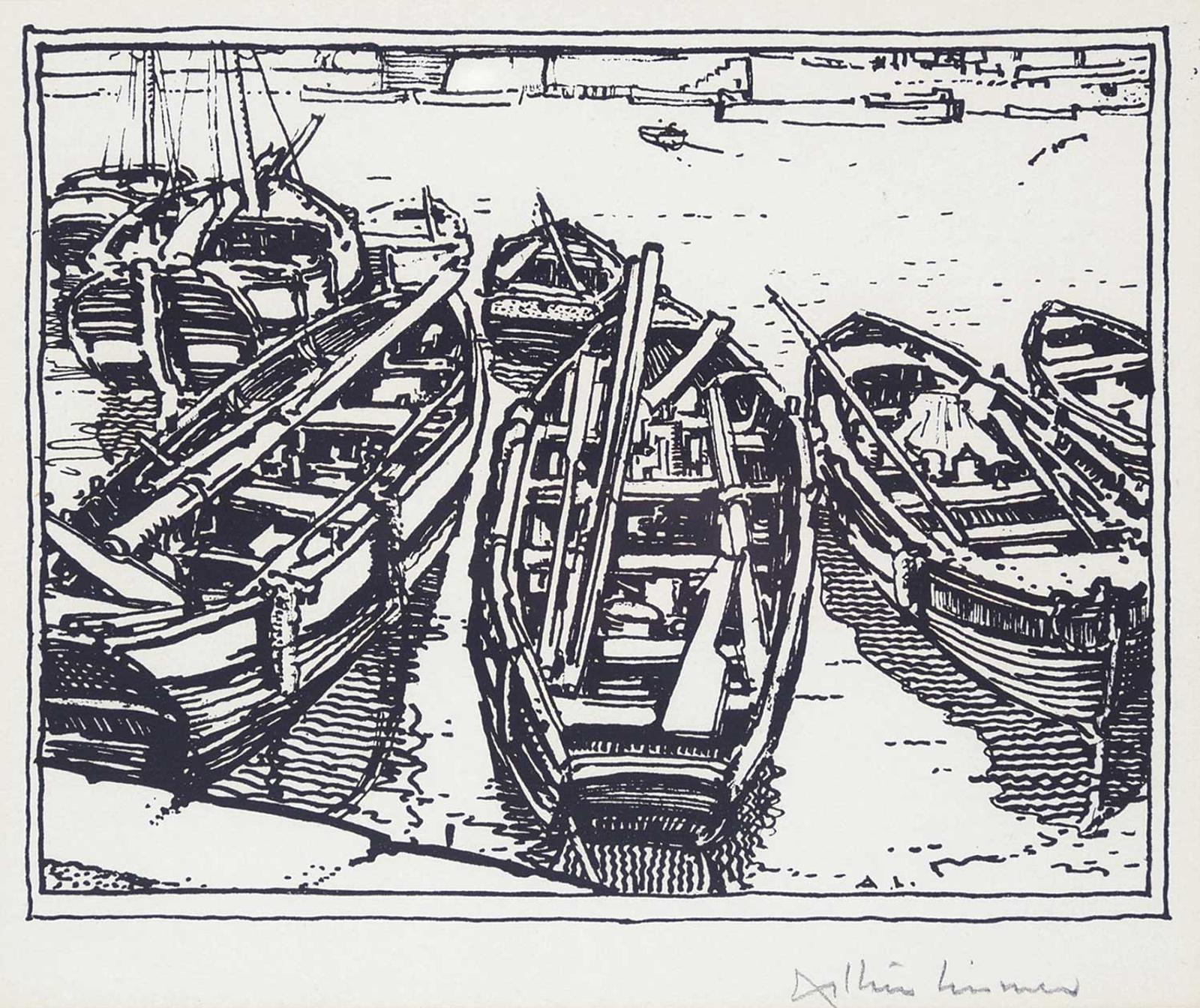Arthur Lismer (1885-1969) - Untitled - Small Crafts