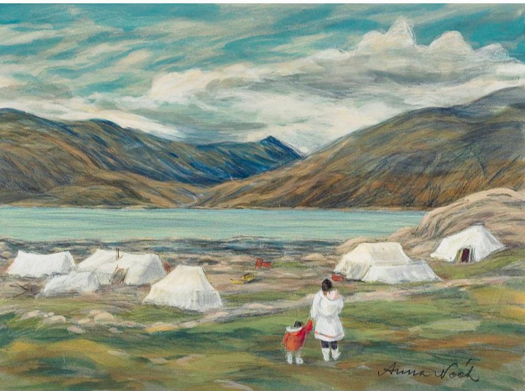 Anna T. Noeh (1926-2016) - Summer Camp Near Pang Nirtung, 1972