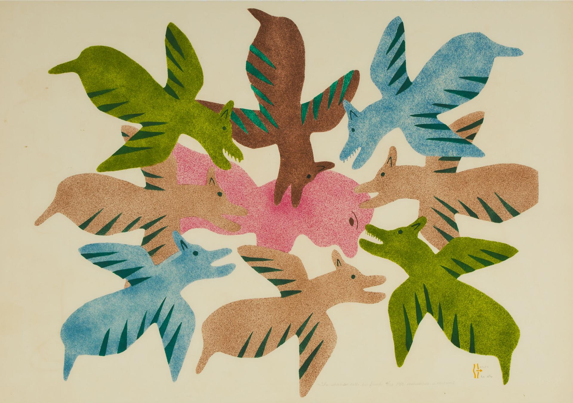 Irene Avaalaaquiaq Tiktaalaaq (1941) - The Shaman Calls His Friends, 1980