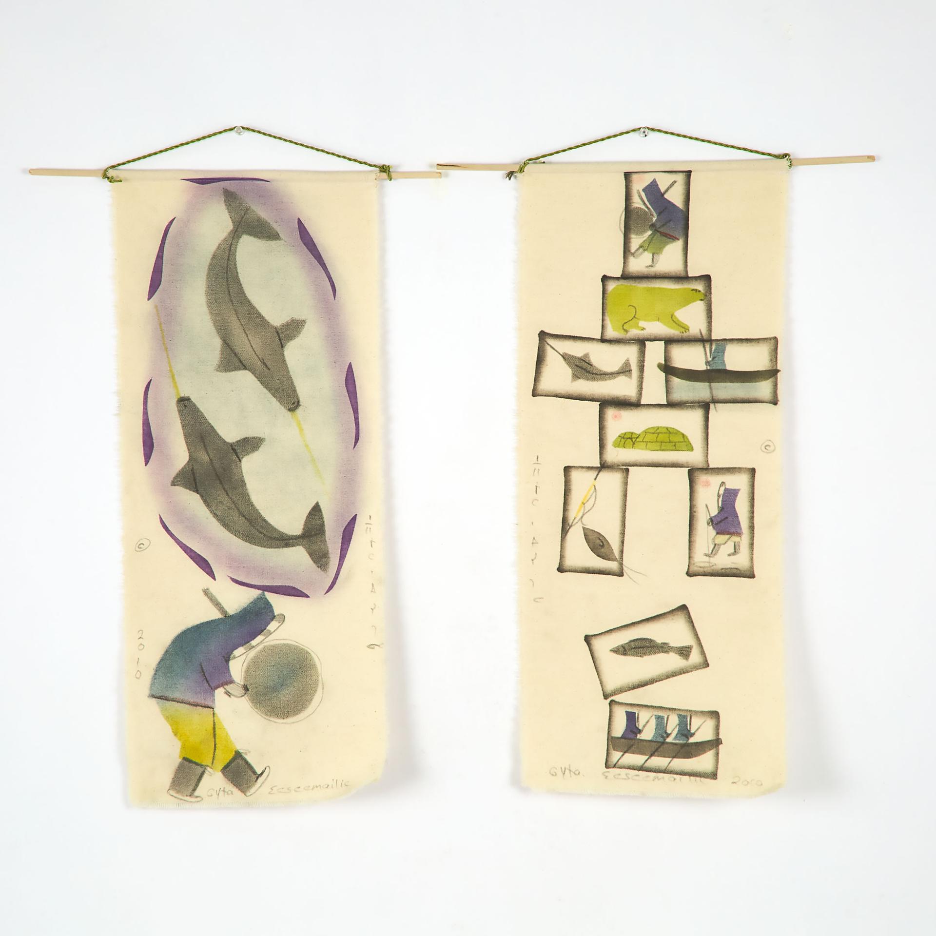 Gyta Eeseemailee (1955) - Both Untitled