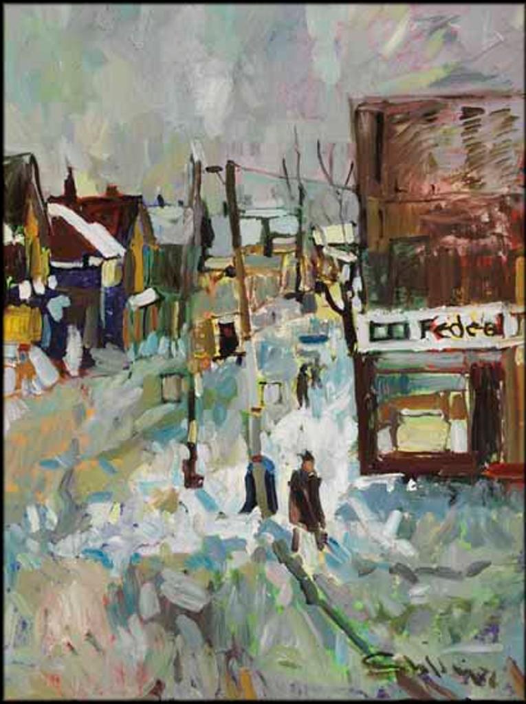 Arthur Shilling (1941-1986) - Street Scene