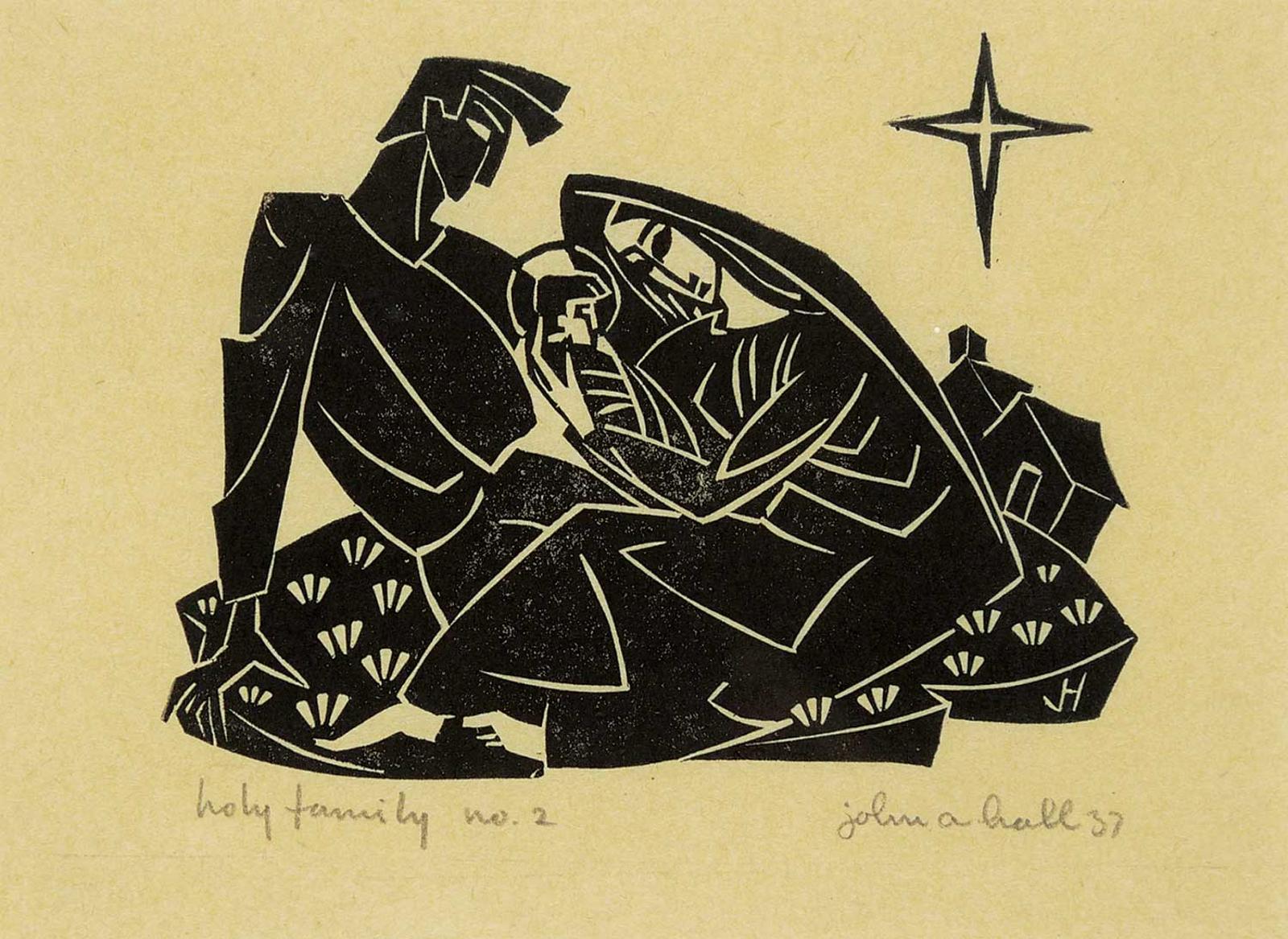 John Alexander Hall (1914-2002) - Holy Family No.2